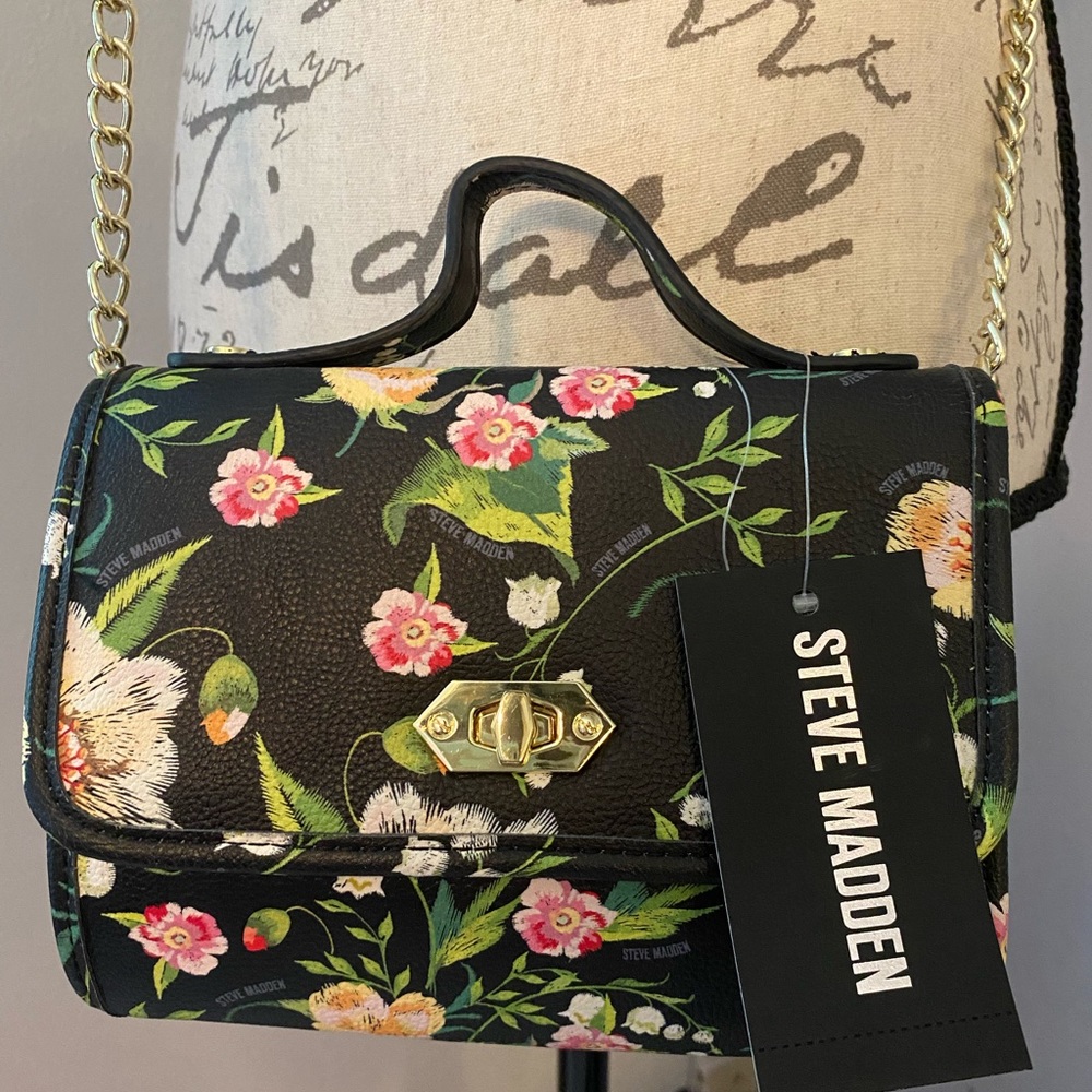 STEVE MADDEN Floral Crossbody Bag